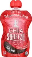 Mängden socker i Chia Squeeze, Organic Chia Vitality Snack, Cherry Beet