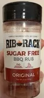 Mängden socker i Rib Rack Sugar Free BBQ Rub