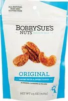 Mängden socker i Bobbysues nuts original style nuts all natural