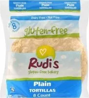 Mängden socker i Gluten free plain tortilla