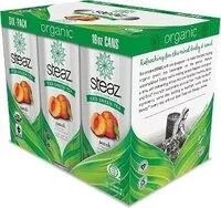 Mängden socker i Organic lightly sweetened peach iced green tea