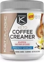 Mängden socker i Ketologic french vanilla coffee creamer