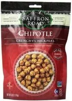 Mängden socker i Chipotle crunchy chickpeas, chipotle