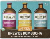 Mängden socker i Kombucha Superberry, Ginger lemon, Clear mind