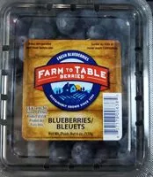 Mängden socker i Blueberries