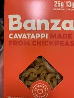 Mängden socker i Cavatappi made from chickpeas