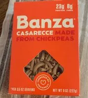 Mängden socker i Banza chickpea pasta