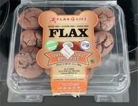 Mängden socker i Flax, gluten-free, toadted coconut brownie, mini