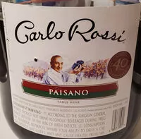 Mängden socker i Paisano wine