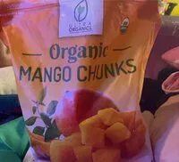 Mängden socker i Organic mango chunks