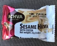 Mängden socker i Sesame halva