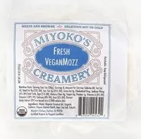 Mängden socker i Miyoko's creamery fresh vegan mozzarela