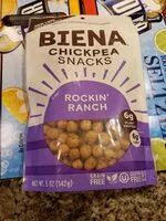 Mängden socker i Chickpea snacks Rockin' Ranch
