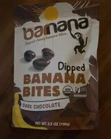 Mängden socker i Organic chewy banana bites dark chocolate ounce