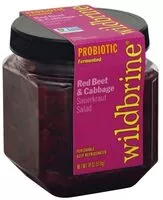 Mängden socker i Red Beet & Cabbage Sauerkraut Salad