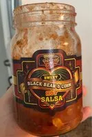 Mängden socker i Sweet black bean and corn hot salsa