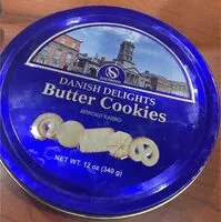 Mängden socker i Butter cookies