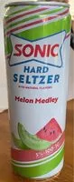 Mängden socker i Hard seltzer with natural flavors melon medley