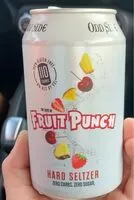 Mängden socker i fruit punch hard seltser