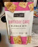 Mängden socker i birthday cake blondie mix