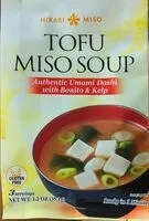 Mängden socker i Tofu Miso Soup Authentic Umami Dashi with Bonito and Kelp