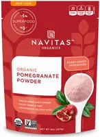 Mängden socker i Organic pomegranate powder