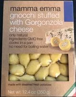 Mängden socker i Gnocchi stuffed with Gorgonzola