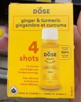 Mängden socker i Gingemdre & curcuma