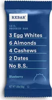 Mängden socker i RXBAR Protein bar Blueberry