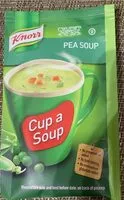 Mängden socker i Knorr Pea soup