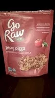 Mängden socker i Go raw, zesty pizza sprouted flax snax