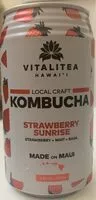 Mängden socker i Strawberry sunrise kombucha