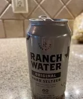 Mängden socker i Ranch water hard seltzer