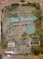 Mängden socker i Pea Shoots