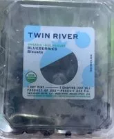 Mängden socker i Twin river organic blueberries