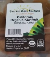 Mängden socker i California Organic Kiwifruit