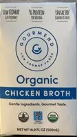Mängden socker i Organic chicken broth