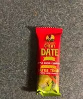 Mängden socker i Barre de dattes tendre