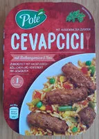 Mängden socker i Cevapcici mit Balkangemüse & Reis