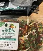 Mängden socker i Salade de crudités