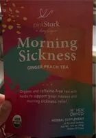 Mängden socker i Morning sickness ginger peach tea