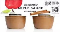 Mängden socker i Biodynamic organic apple sauce cinnamon