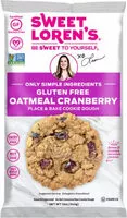 Mängden socker i Gluten Free Oatmeal Cranberry Cookie Dough