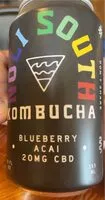 Mängden socker i Blueberry acai  kombucha