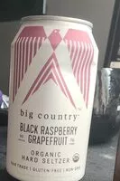 Mängden socker i Big country organic hard seltzer