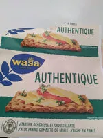 Mängden socker i Wasa  authentique