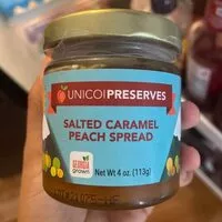 Mängden socker i Salted caramel peach spread