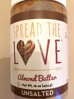 Mängden socker i Spread the love almond butter