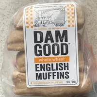 Mängden socker i Whole wheat English muffin