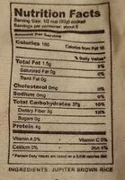 Mängden socker i Brown Rice